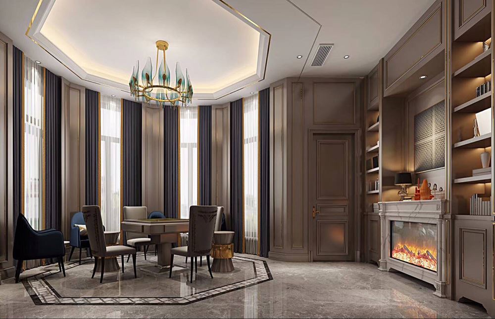 佛山市保利時代天珀輕奢風(fēng)格別墅裝修案例