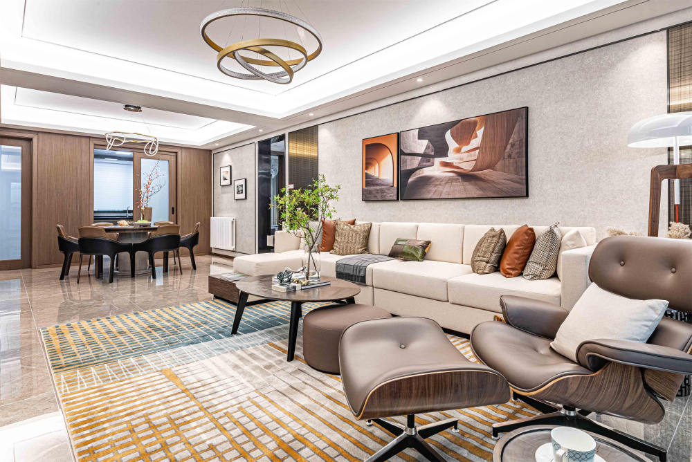 新中式風(fēng)格室內(nèi)設(shè)計(jì)家裝案例-客餐廳 新中式風(fēng)格室內(nèi)設(shè)計(jì)家裝案例-客餐廳