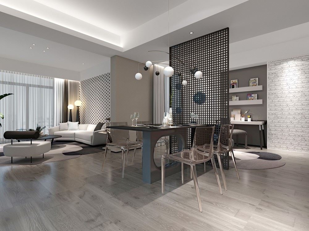 佛山市旭輝雅居樂清樾現(xiàn)代簡約風(fēng)格三居室裝修案例