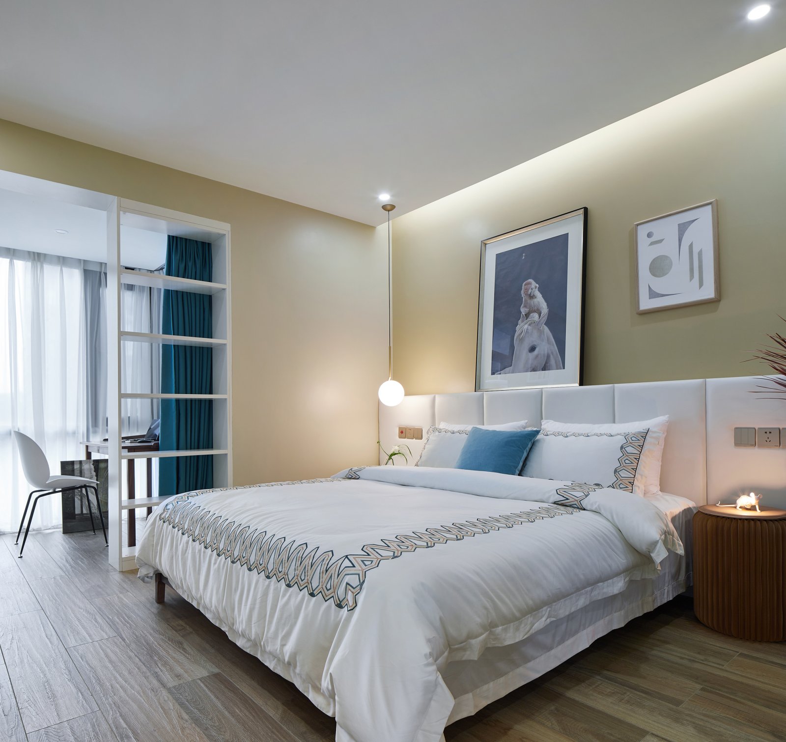 佛山裝修公司現(xiàn)代簡約風格室內裝修效果圖-臥室 佛山裝修公司現(xiàn)代簡約風格室內裝修效果圖-臥室