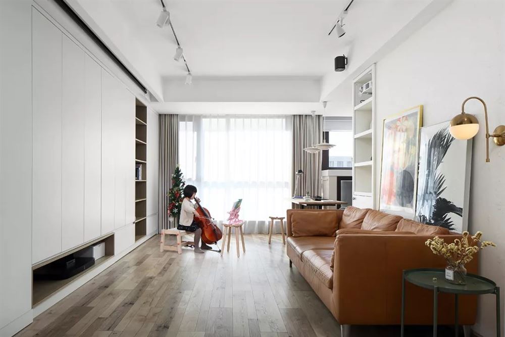 廣州市南華時(shí)代城北歐風(fēng)格三居室裝修案例