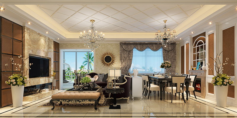 古典歐式風(fēng)格室內(nèi)裝修效果圖-二醫(yī)院專(zhuān)家樓三居118平米-客廳 古典歐式風(fēng)格室內(nèi)裝修效果圖-二醫(yī)院專(zhuān)家樓三居118平米-客廳