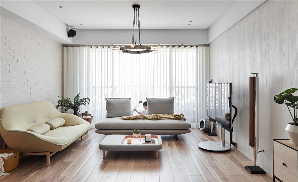 佛山市時(shí)代愛車小鎮(zhèn)(佛山)北歐風(fēng)格三居室裝修案例