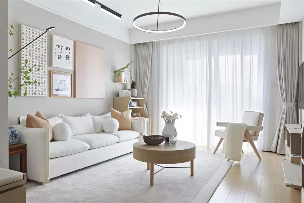 佛山市朝安金茂悅現(xiàn)代簡約風(fēng)格三居室裝修案例