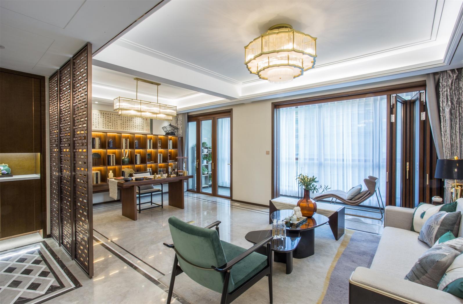 新中式風(fēng)格室內(nèi)設(shè)計(jì)家裝案例-客廳 新中式風(fēng)格室內(nèi)設(shè)計(jì)家裝案例-客廳