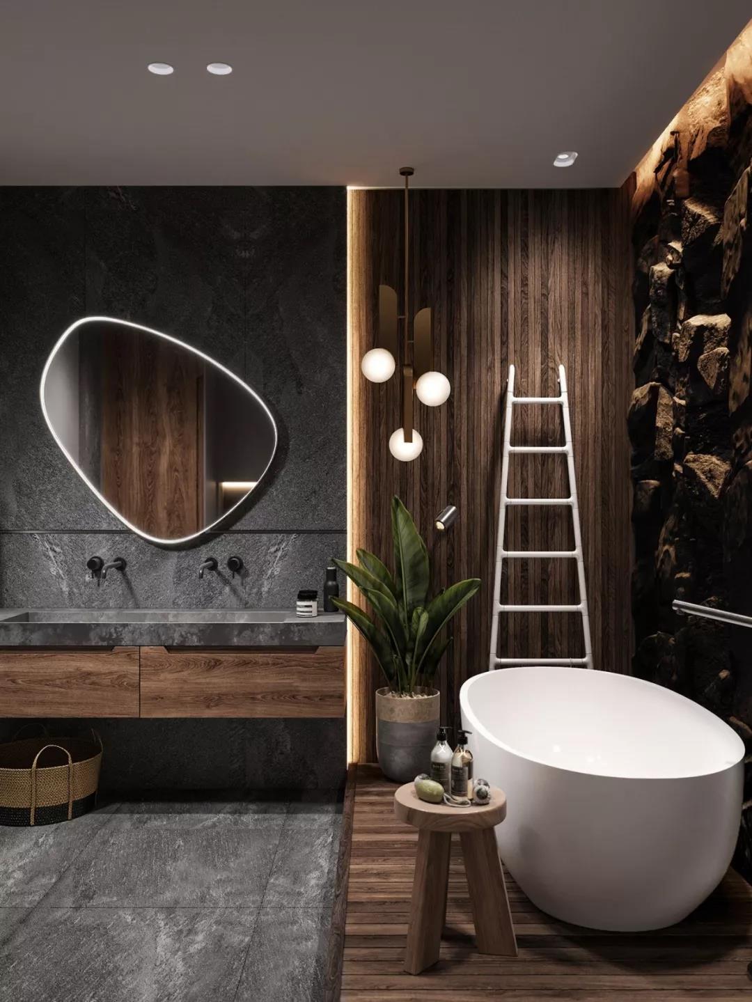 高級(jí)灰+原木色現(xiàn)代風(fēng)格室內(nèi)裝修設(shè)計(jì)效果圖-萬達(dá)華府四居140平米-衛(wèi)生間 高級(jí)灰+原木色現(xiàn)代風(fēng)格室內(nèi)裝修設(shè)計(jì)效果圖-萬達(dá)華府四居140平米-衛(wèi)生間