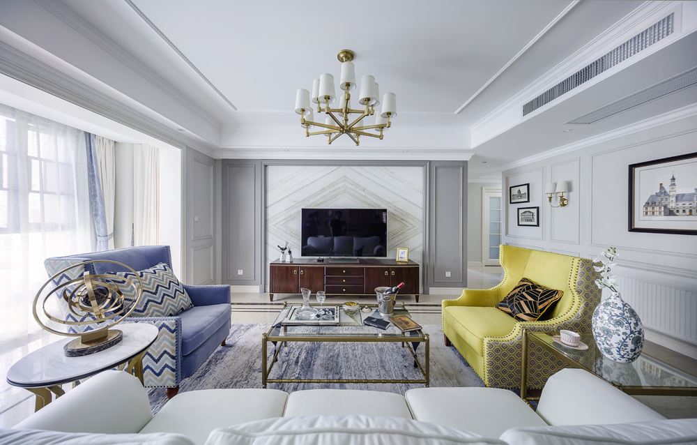 湛江市建達財富廣場歐式風(fēng)格四居室裝修案例