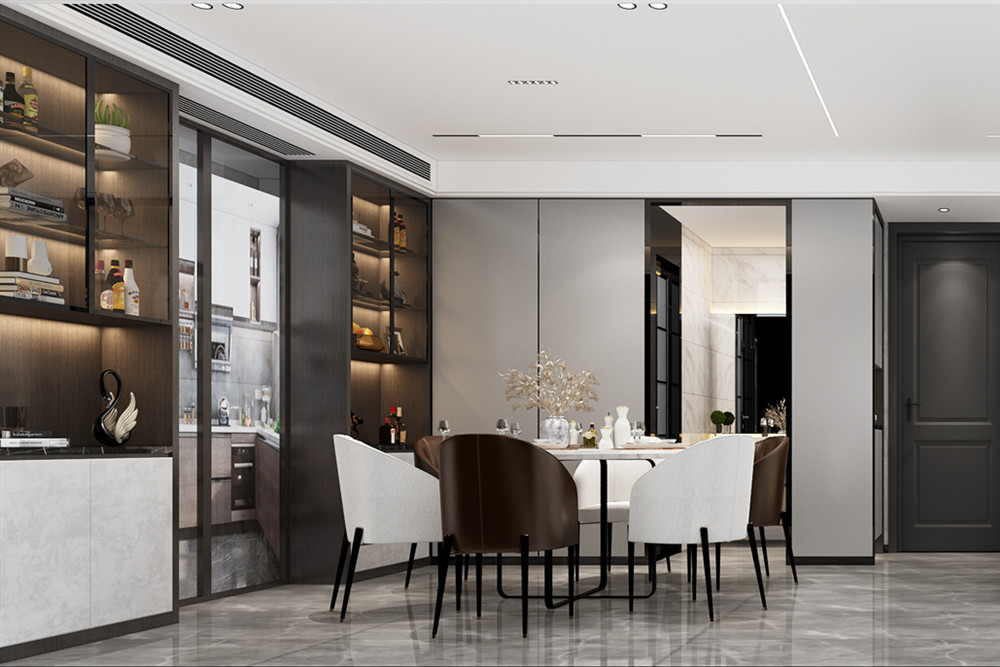 汕頭市逸景陽(yáng)光嘉府輕奢風(fēng)格四居室裝修案例