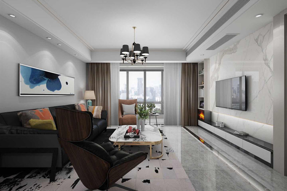 黔西南布依族苗族自治州100平米以下現(xiàn)代前衛(wèi)風格華邦祥和園裝修設(shè)計效果圖