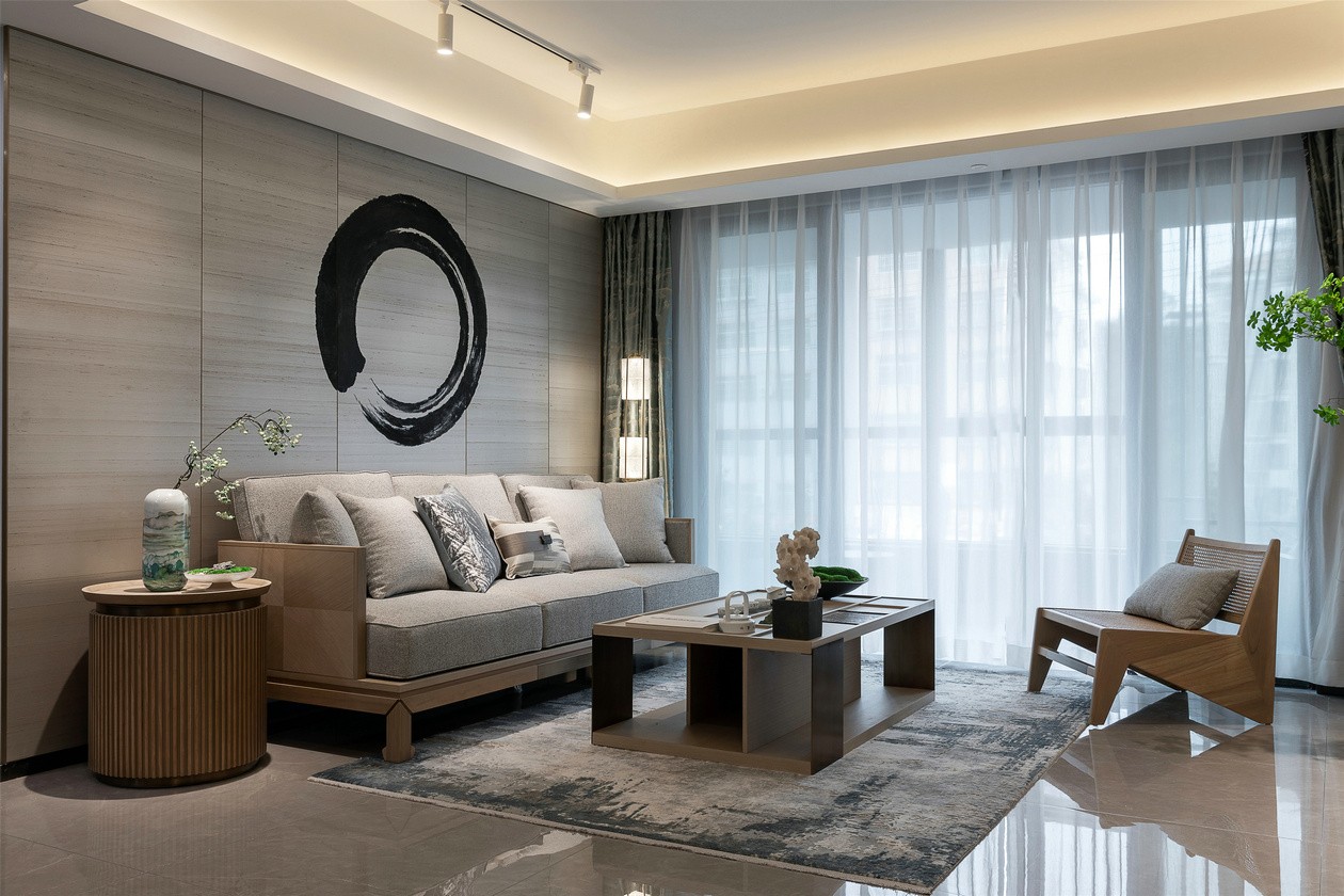 廣州市祈福繽紛匯現(xiàn)代簡(jiǎn)約風(fēng)格三居室裝修案例