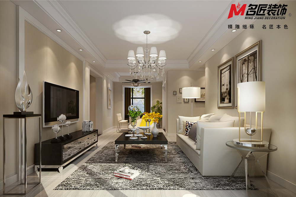 合肥市佳源新安印象現(xiàn)代簡約風格三居室裝修案例