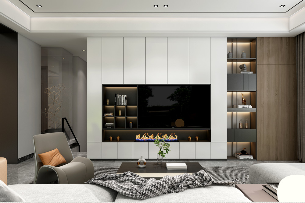 中山市廣銀海棠灣現(xiàn)代簡(jiǎn)約風(fēng)格別墅裝修案例