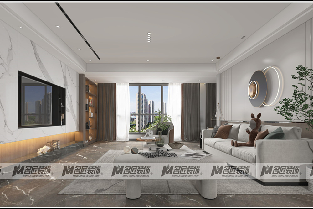 湖州市安吉慢谷現(xiàn)代簡約風格平層裝修案例