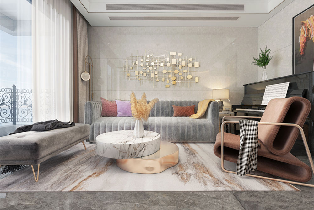 韶關(guān)市韶關(guān)恒大城現(xiàn)代簡約風格三居室裝修案例