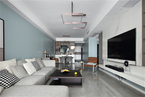 德陽市嘉銘悅城現(xiàn)代簡約風(fēng)格三居室裝修案例