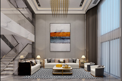 德陽市草帽街2號輕奢風(fēng)格別墅裝修案例