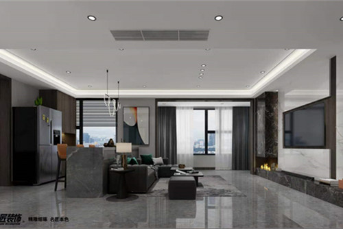 德陽市濱江花園現(xiàn)代簡約風(fēng)格三居室裝修案例