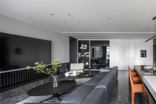 德陽(yáng)市安國(guó)靜苑現(xiàn)代簡(jiǎn)約風(fēng)格三居室裝修案例