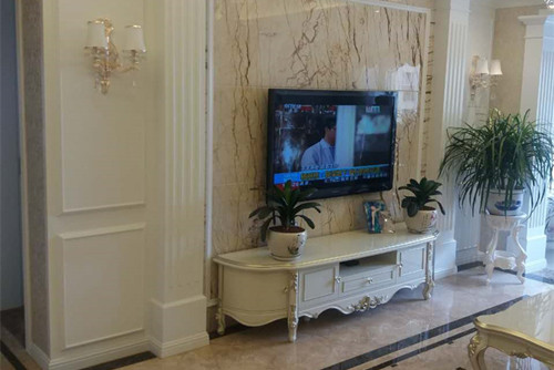 德陽市安居苑美式風格三居室裝修案例