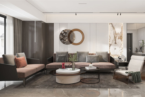 潮州市安和園現(xiàn)代簡約風格三居室裝修案例