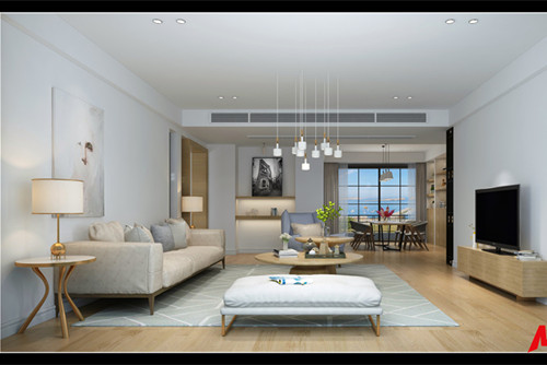 湛江市佳和廣場現(xiàn)代簡約風(fēng)格三居室裝修案例