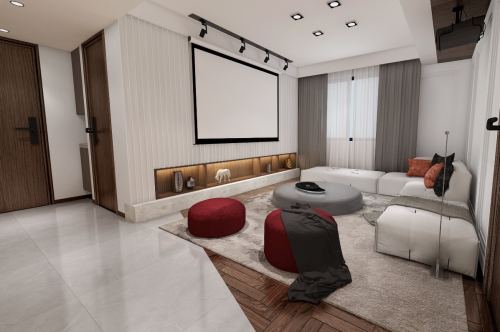 山水金盾現代前衛(wèi)風格全景案例