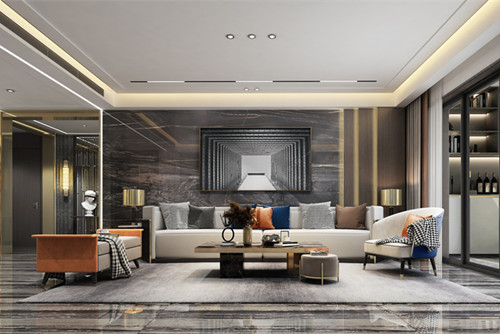 ?？谑斜＠醒牒０遁p奢風(fēng)格平層裝修案例