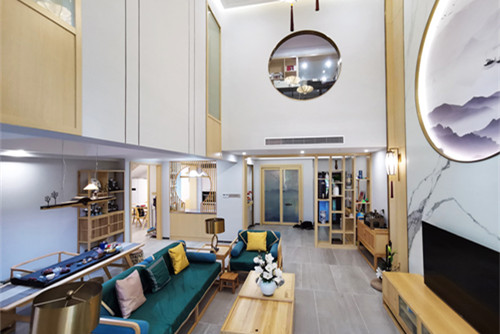 ?？谑斜＠醒牒０缎轮惺斤L(fēng)格復(fù)式裝修案例