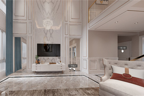 自貢市對景東路7號院美式風格別墅裝修案例