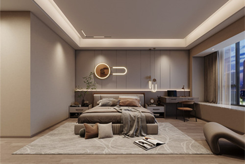 揭陽市創(chuàng)鴻公館小區(qū)輕奢風(fēng)格平層裝修案例