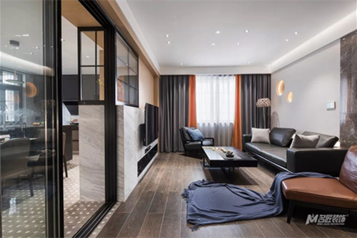 常州市新城桃李郡現(xiàn)代簡約風(fēng)格三居室裝修案例