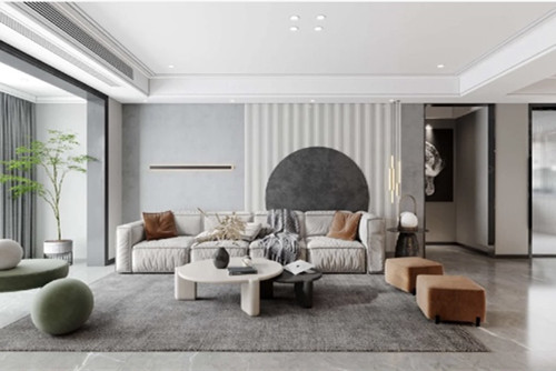 玉林市精通小區(qū)北歐風(fēng)格三居室裝修案例