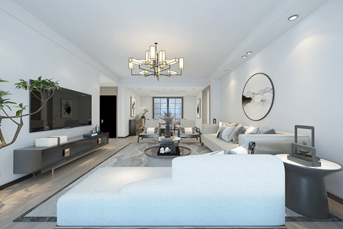 百色市金山華城現(xiàn)代簡(jiǎn)約風(fēng)格三居室裝修案例