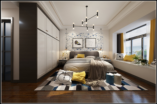 佛山市時(shí)代南灣現(xiàn)代簡(jiǎn)約風(fēng)格三居室裝修案例