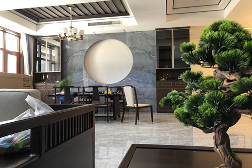 巴中市東升園小區(qū)新中式風格別墅裝修案例