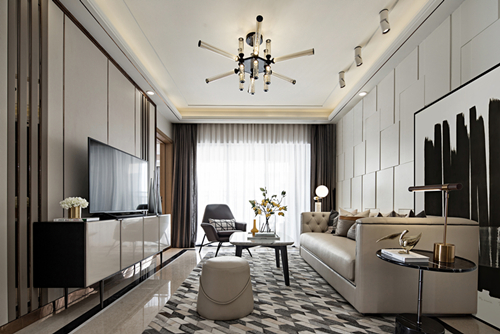 揭陽市創(chuàng)鴻國際小區(qū)現(xiàn)代簡約風(fēng)格三居室裝修案例