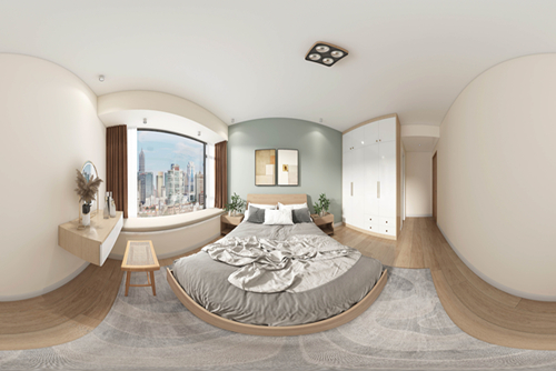 江門市開平中山城北歐風(fēng)格三居室裝修案例