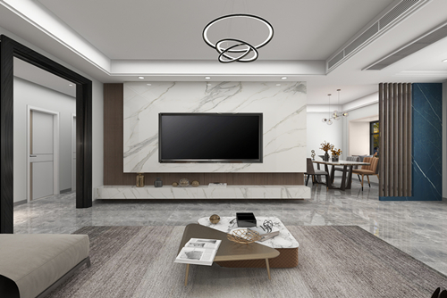 江門市時代春樹里現(xiàn)代風(fēng)格三居室裝修案例