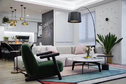 江門市新會保利西海岸北歐風格三居室裝修案例