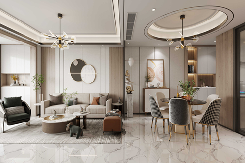 茂名市寶和雅苑現(xiàn)代簡約風格三居室裝修案例