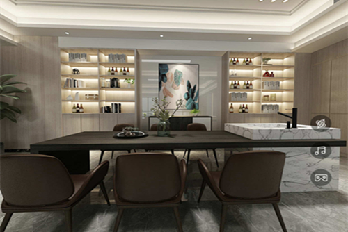 衢州市樂業(yè)景觀現(xiàn)代簡約風(fēng)格平層裝修案例