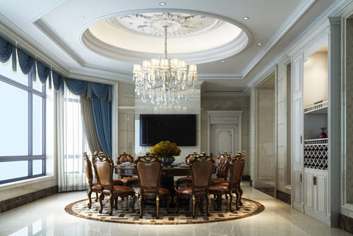 中山市大信芊翠家園歐式風(fēng)格別墅裝修案例