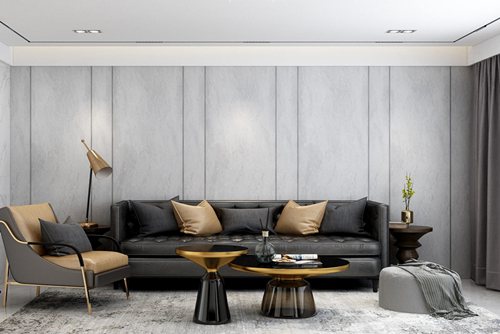 中山市時代南灣北岸輕奢風(fēng)格平層裝修案例