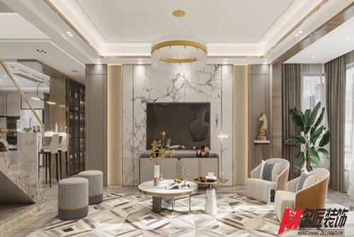 福州市中庚·香山小鎮(zhèn)現(xiàn)代風格四居室裝修案例