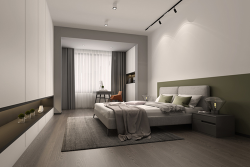 ?？谑卸际猩脂F(xiàn)代簡(jiǎn)約風(fēng)格三居室裝修案例