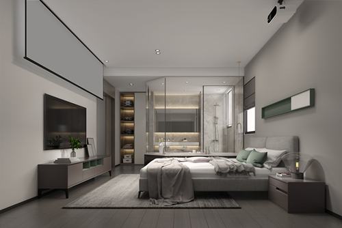 海口市安閣小區(qū)現(xiàn)代簡約風(fēng)格四居室裝修案例