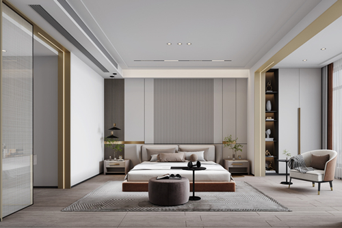 ?？谑懈蹗u花園輕奢風格平層裝修案例