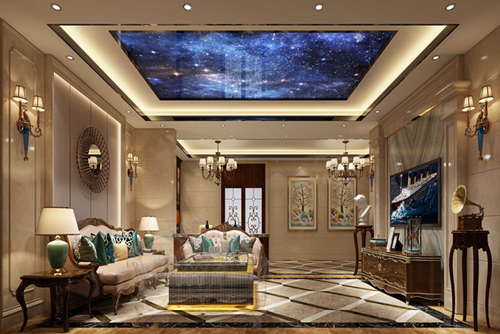 清遠(yuǎn)市勝利雅苑歐式風(fēng)格別墅裝修案例