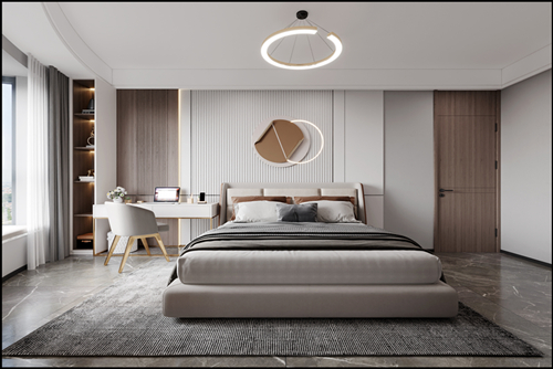 佛山市佛奧灣現(xiàn)代風(fēng)格三居室裝修案例