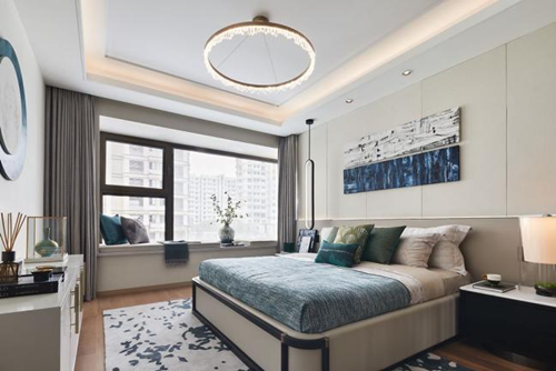 汕頭市雍頤灣新中式風格四居室裝修案例